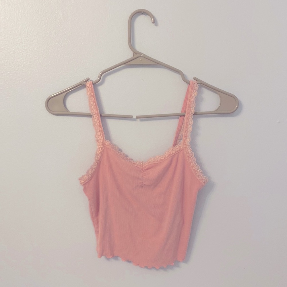 Pink crop top